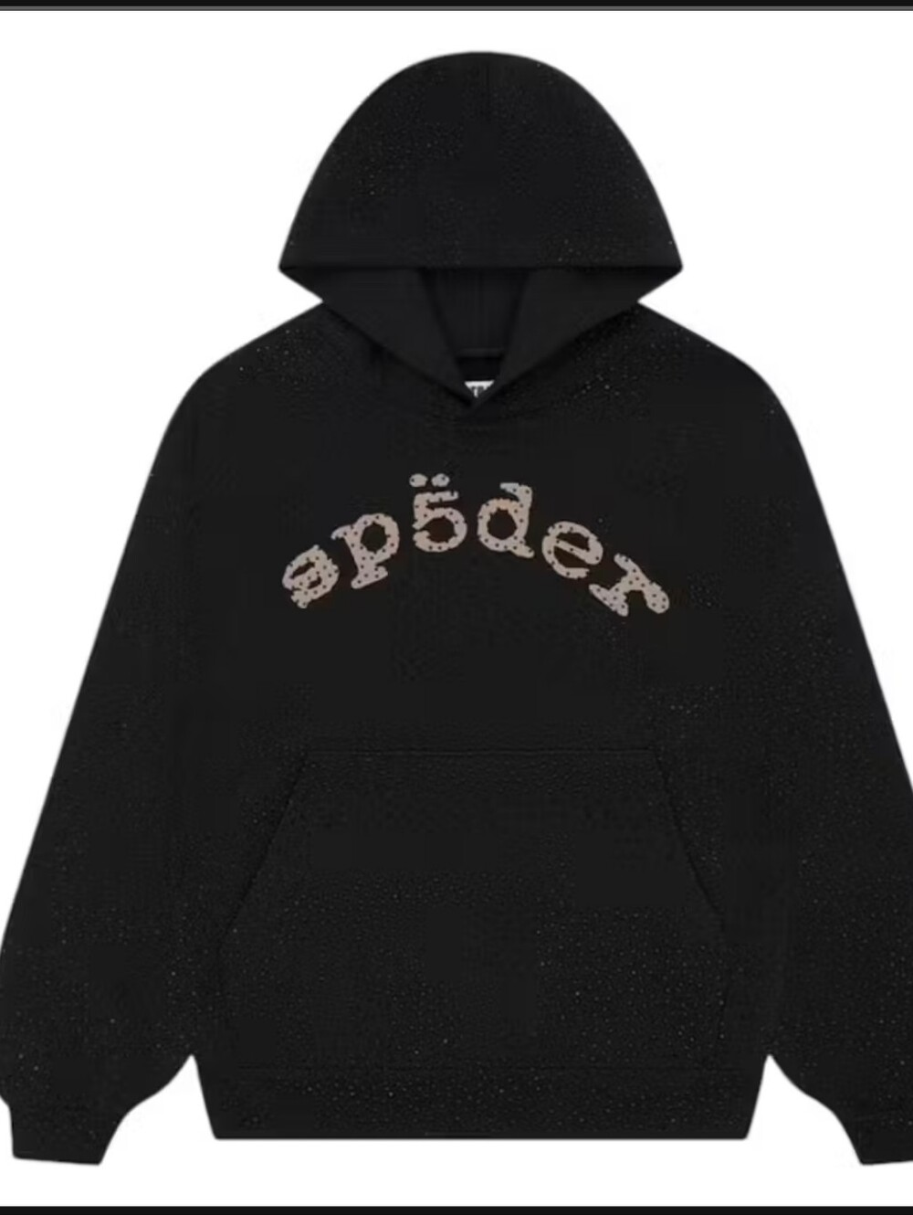 Späder Black Embellished Pullover Hoodie